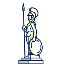 Ilustración de la Glorieta La Minerva en Guadalajara